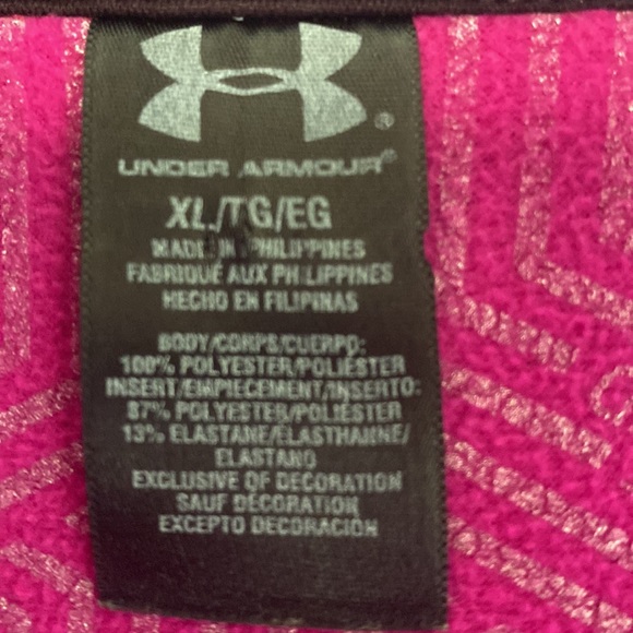 Under Armour ColdGear Infrared Compression Slimming Jacket Magenta XL - Picture 14 of 16